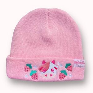 NEW Bulbalana Strawberry Cow beanie